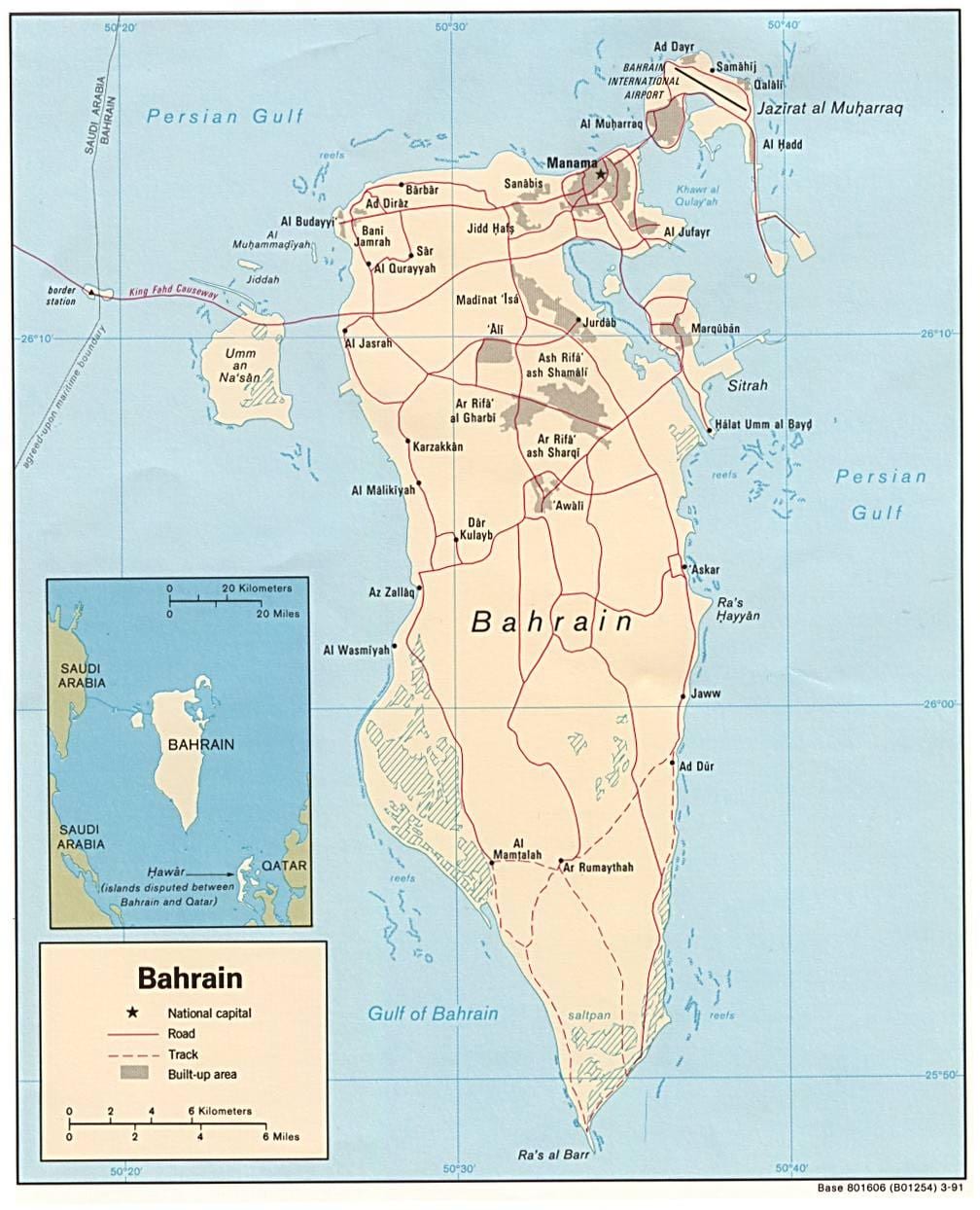 kartta näyttely road Bahrain