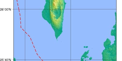 Kartta Bahrain fyysinen
